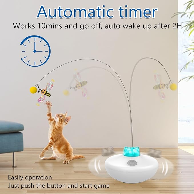 Interactive Cat Toys Cat Exercise Tumbler, Rechargeable Cat Toys - Image 2
