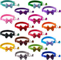 16 PCS Cute Cat Collars with Bells by TAMHOO