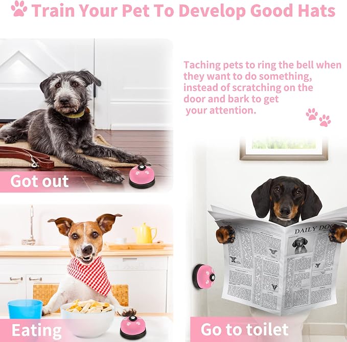 2 Pack Dog Doorbells, Pet Training Bells - Image 5