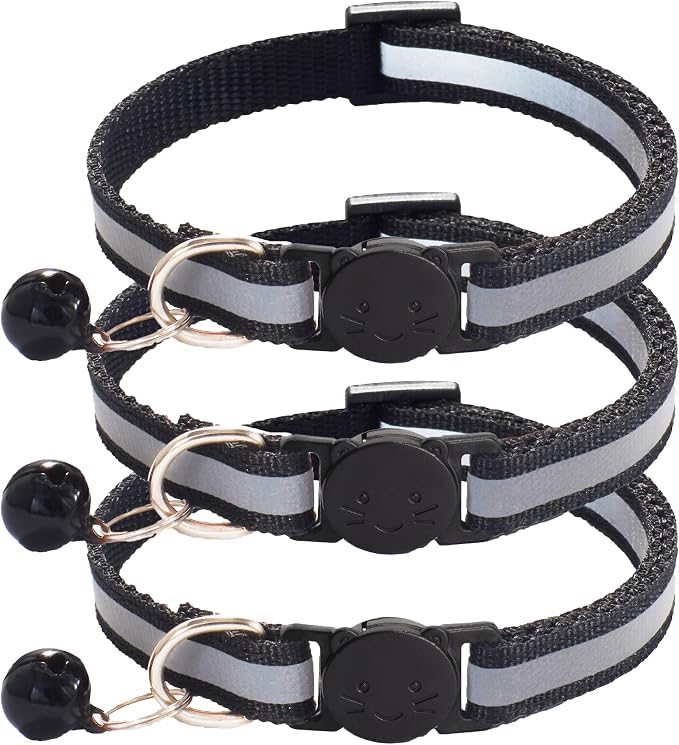 3 Pack Reflective and Breakaway Cat Collars by Unknown