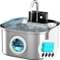 Wireless Cat Water Fountain Stainless Steel by Lawfery