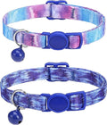 SOLMOONY Cute Cat Collar for Girl Boy, Colorful Breakaway Cat Collars by SOLMOONY