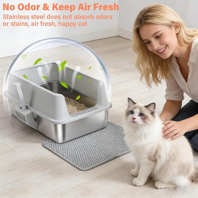 Stainless Steel Cat Litter Box - Image 7
