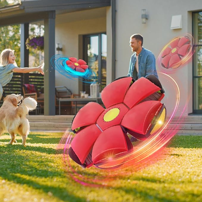 Dog Flying Disc, Pet Toy Flying Saucer Ball - Image 3