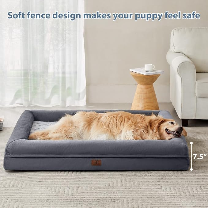 WNPETHOME XXL Extra Large Dog Bed, Washable Dog Couch - Image 6