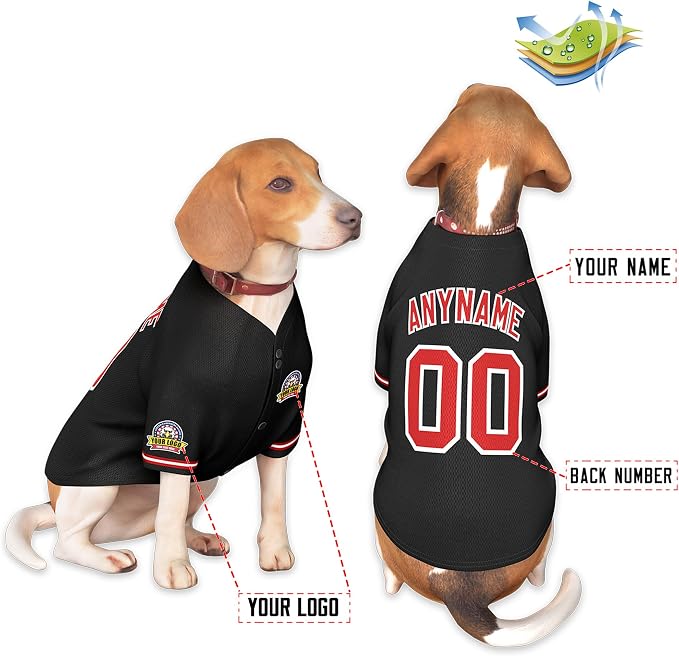 Custom Dog Baseball Jersey - Image 3