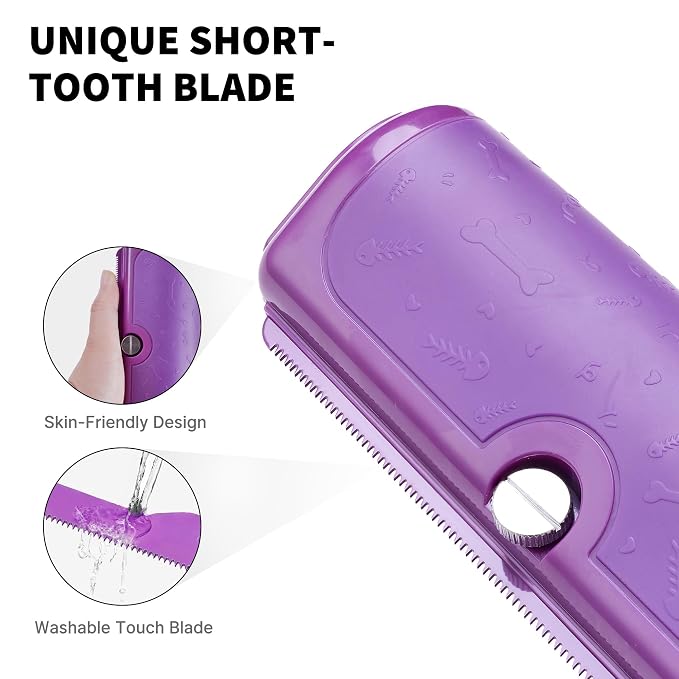Multi-Pet Deshedding Brush & Shedding Blade - Image 4