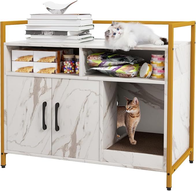Giantex Cat Litter Box Enclosure by Giantex