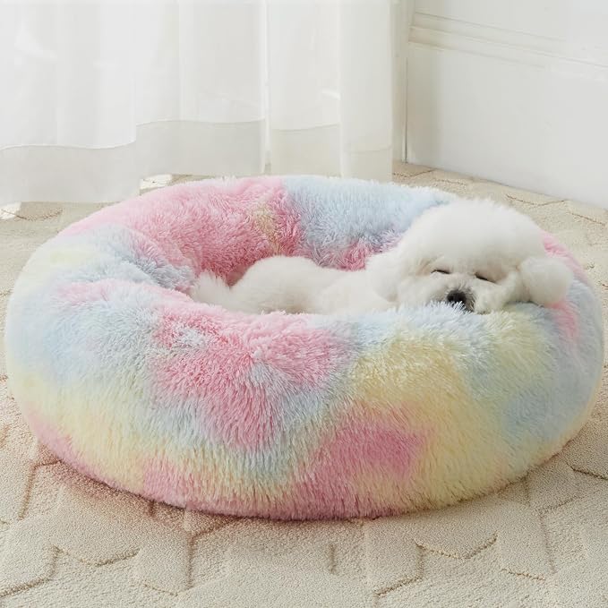 WNPETHOME Donut Dog Beds Large Sized Dog, Anti-Anxiety Caming Large Pet Bed by WNPETHOMEPETSHOME