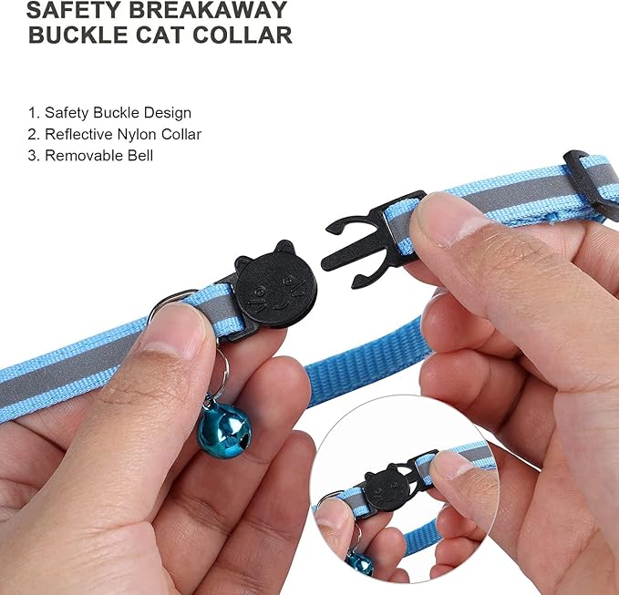 18Pcs Reflective Cat ID Collars - Image 3