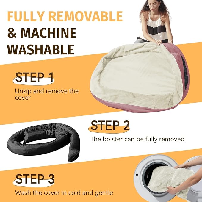 Orthopedic Waterproof Large Dog Bed: Memory FoamWashable Dog Bed - Image 5