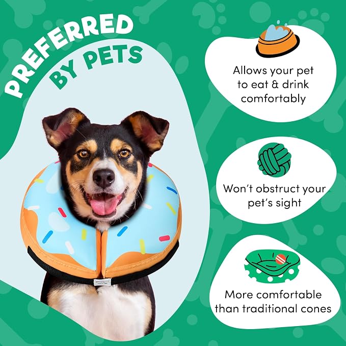 BENCMATE Inflatable Dog Cone Collar Alternative, Soft Dog Cone - Image 4