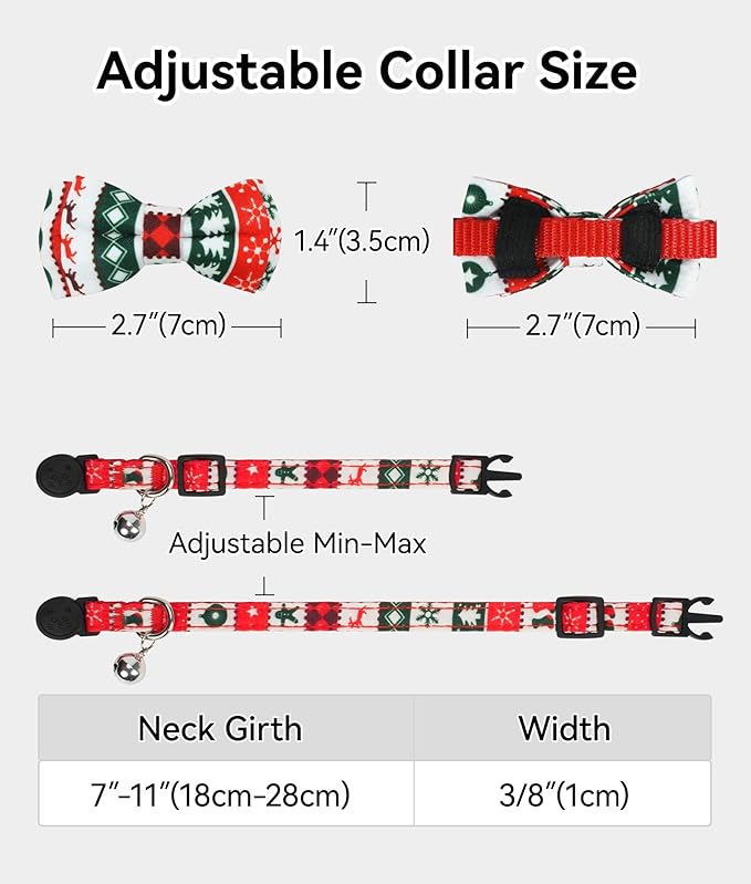 Joytale Upgraded Christmas Cat Collar - Image 5
