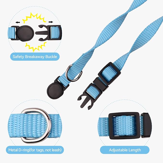 16 PCS Puppy Collars, Safety Buckle Collars - Image 3