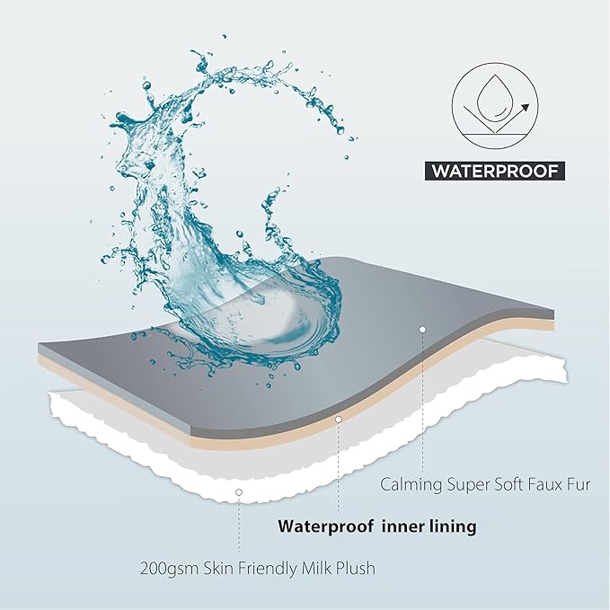 Waterproof Dog Blanket for Couch, Luxury Plush Washable Large Dogs Blankets for - Image 4