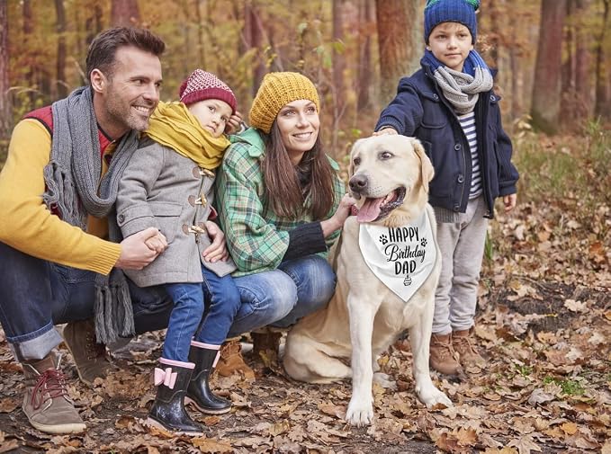 Dog Bandana for Happy Birthday Dad - Image 5