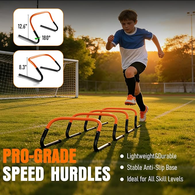 Agility Ladder, Soccer Football Training Equipment Set - 20ft Speed Ladder - Image 5