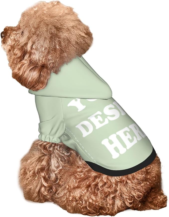 Personalized Chihuahua Dog Hoodie, Custom Pet Warm Sweatshirt Costume - Image 6