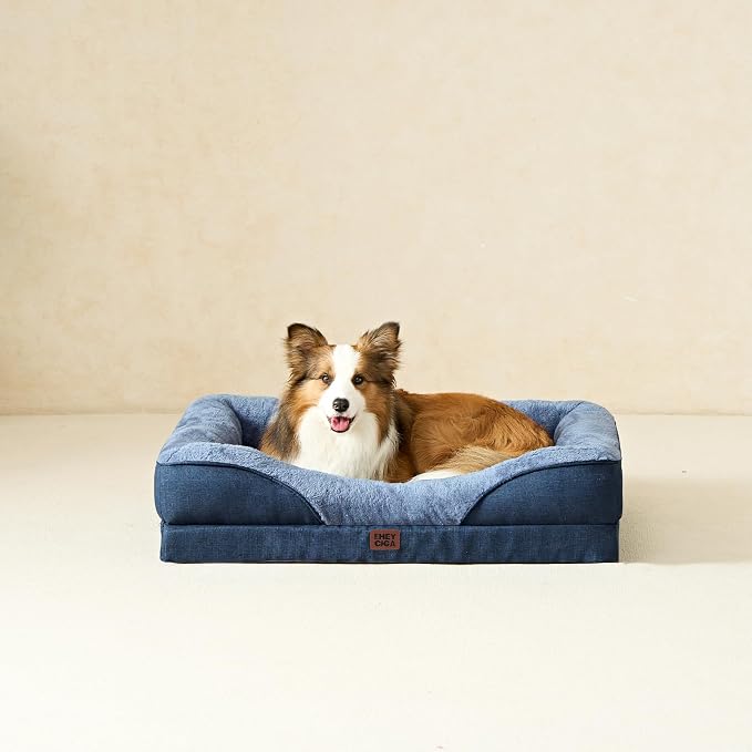 EHEYCIGA Orthopedic Dog Bed for Large Sized Dog, Waterproof Liner & Washable - Image 8