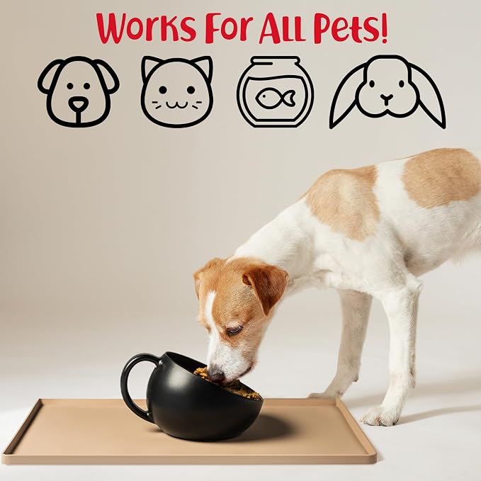 DogBuddy Dog Food Mat – Waterproof Dog Bowl Mat - Image 4