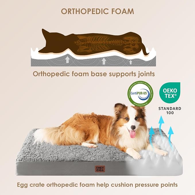EHEYCIGA Orthopedic XL Dog Beds - Image 4