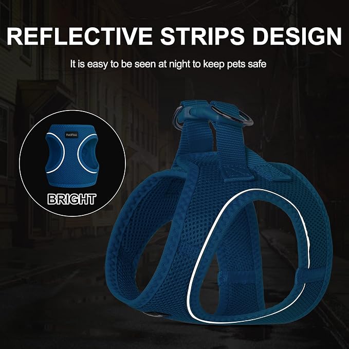 PetiFine Cat Harness and Leash Set, Escape Proof Kitten Harness Reflective - Image 4