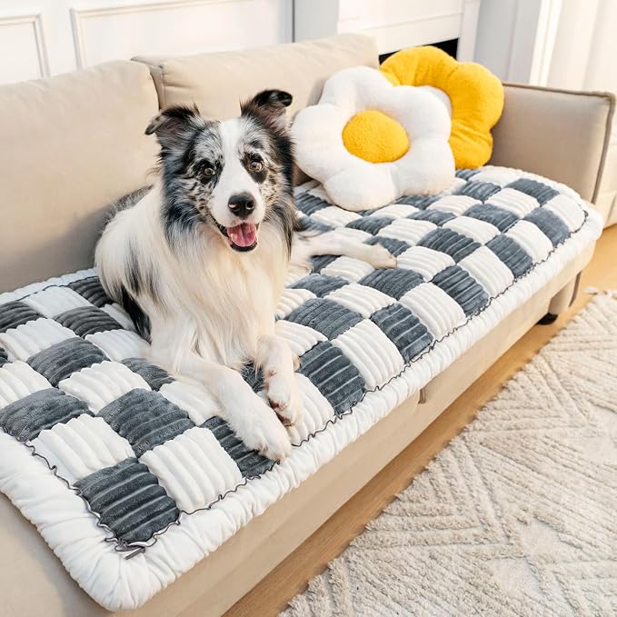 FUNNY FUZZY Pet Couch Covers for Sofa, Couch Covers for Dogs Washable Dog Couch by FUNNYFUZZY
