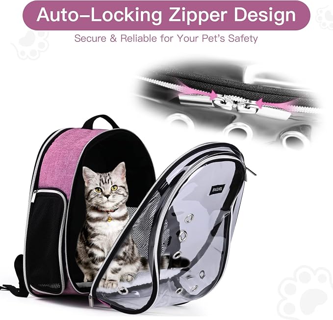 BAGLHER Cat Carrier Backpack Bubble - Image 3