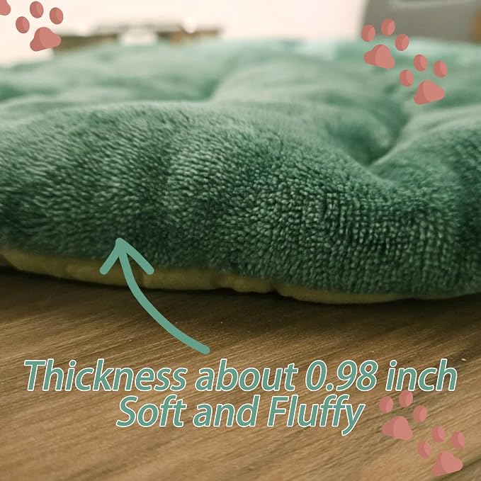 Leaf Shaped Self-Warming Cat Bed Mat – 26"x20" Flannel & Cotton Pet Pad - Image 4