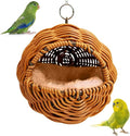 BNOSDM Rattan Parrot Nesting House Bird Nest Parakeet Hanging Swing Soft by BNOSDM