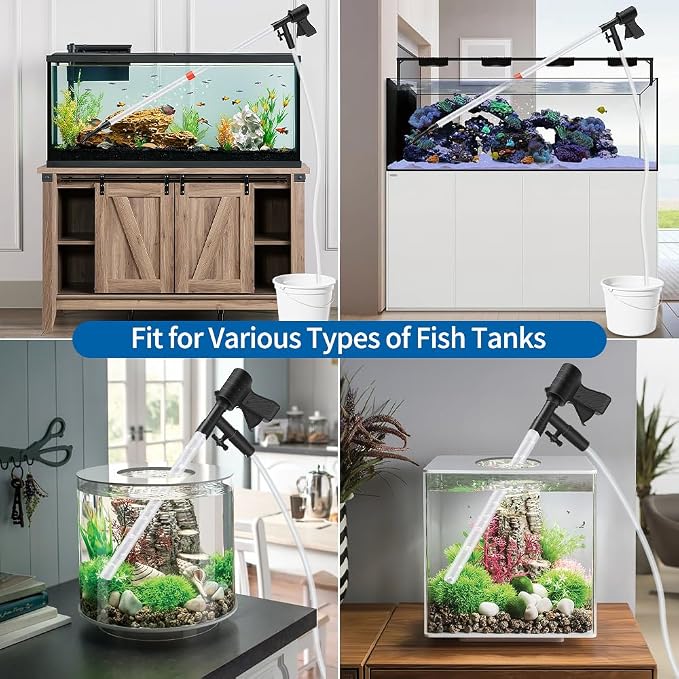 Aquarium Gravel Cleaner, Quick Water Changer, Gravel Vacuum - Image 4