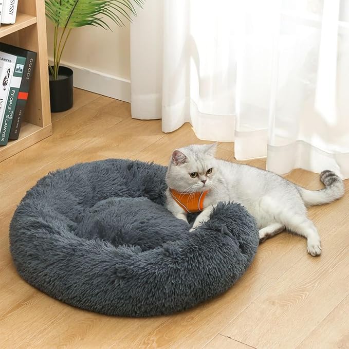 Nisrada Dog Bed for Small Medium Large Dogs, 24 inch Calming Dogs Bed, - Image 4
