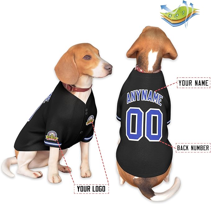 Custom Dog Baseball Jersey - Image 3