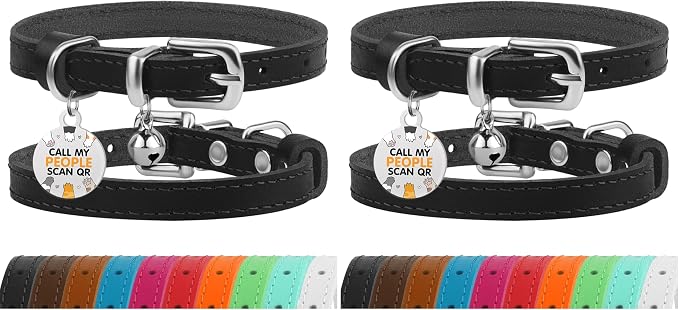 BRONZEDOG Leather Cat Collar by BRONZEDOG