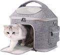 halinfer Pet Carrier for Large Fat Cats and Small Dog, Fits up to 20 pounds Car by halinfer