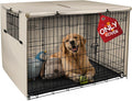 Explore Land 36 inches Dog Crate Cover Heavy Duty Polyester Pet Kennel Sunshade by ExploreLand