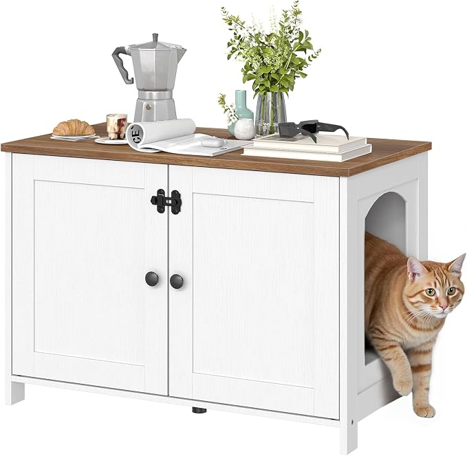 HOOBRO Litter Box Enclosure, Cat Litter Box Furniture - Image 9