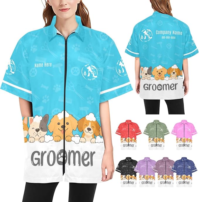 Custom Pet Grooming Jackets by Unknown