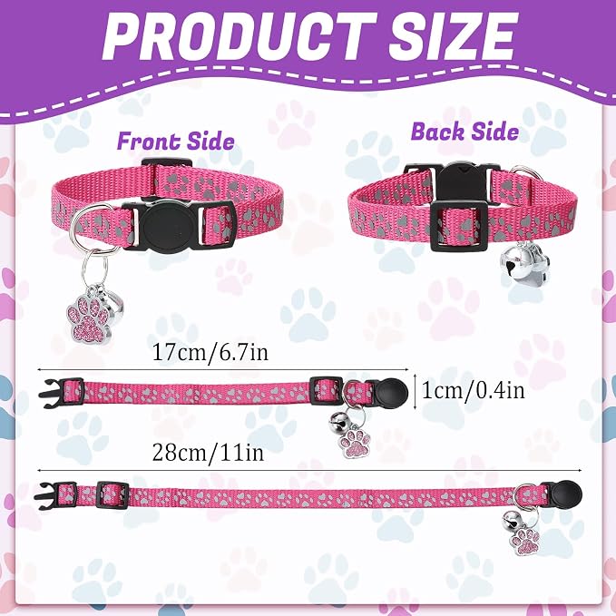 10Pcs Breakaway Cat Collars - Image 2