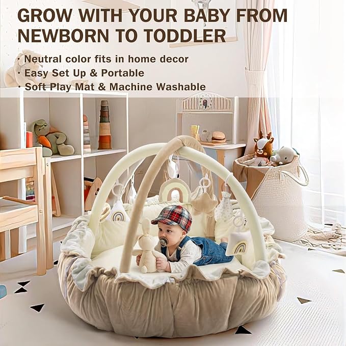 Little Dove 5-in-1 Convertible Baby Play Gym - Image 4