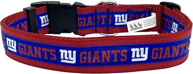 Pets First NFL New York Giants Licensed PET COLLAR, Extra Large - Image 2