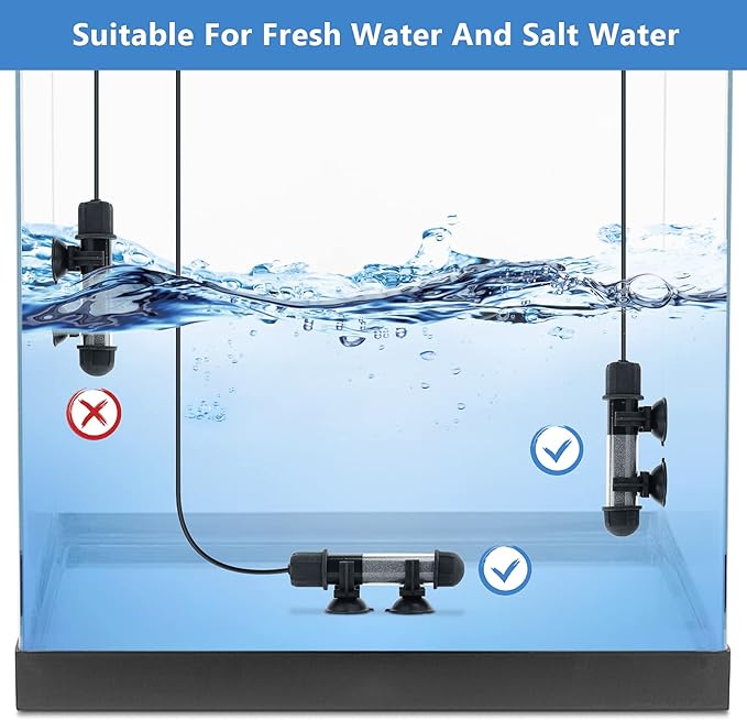 hygger Small Aquarium Betta Heater, Submersible Fish Tank Heater - Image 6