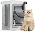 Cat Door for Wall Dog Door for Wall Exterior, 3-Flap Small Pet Door for Walls by ExploreNow