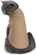 Cat Sweater Keep Your Pets Cozy, 16 Color Turtleneck Knitted Sleeveless Cat by Jnancun