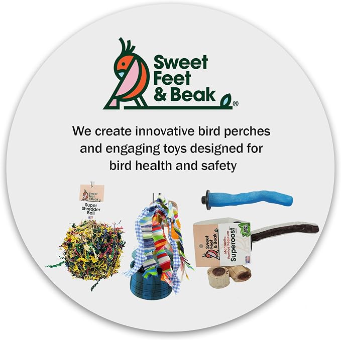 5” Super Shredder Ball Bird Toy - Image 7