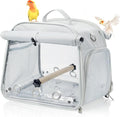 Small Bird Carrier Bag, Portable Travel Parrot Parakeet Carrier Cage by GREGCE
