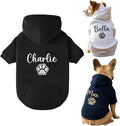 Noni Personalized Name Dog Hoodie, Embroidered Puppy Sweater by Noni
