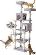 DUMOS Tall 71 inch Cat Tree Tower, Large Multi Level Cat Climbing Tower by DumosLifestyle