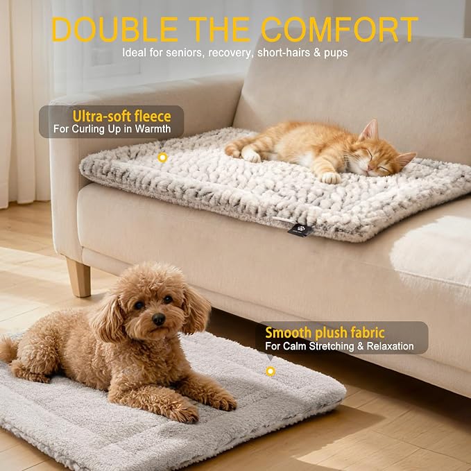 Self Heating Cat Pad Self Warming Cat Bed 22" x 17" Thermal Mat Extra Warm Pet - Image 4