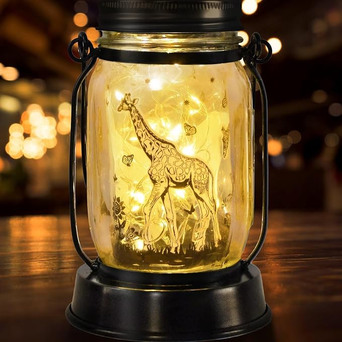 kyoryuger Giraffe Gifts for Women/Men Giraffe Lovers Solar Lantern Mom Birthday - Image 9